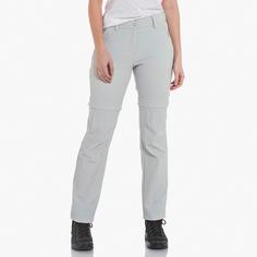 Rückansicht von Schöffel Ascona Zip Off Zipphose Damen gray violet