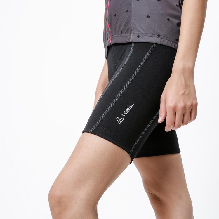L&ouml;ffler L&ouml;ffler Bikehose Gel Fahrradtights Damen - schwarz - 3 | SportScheck