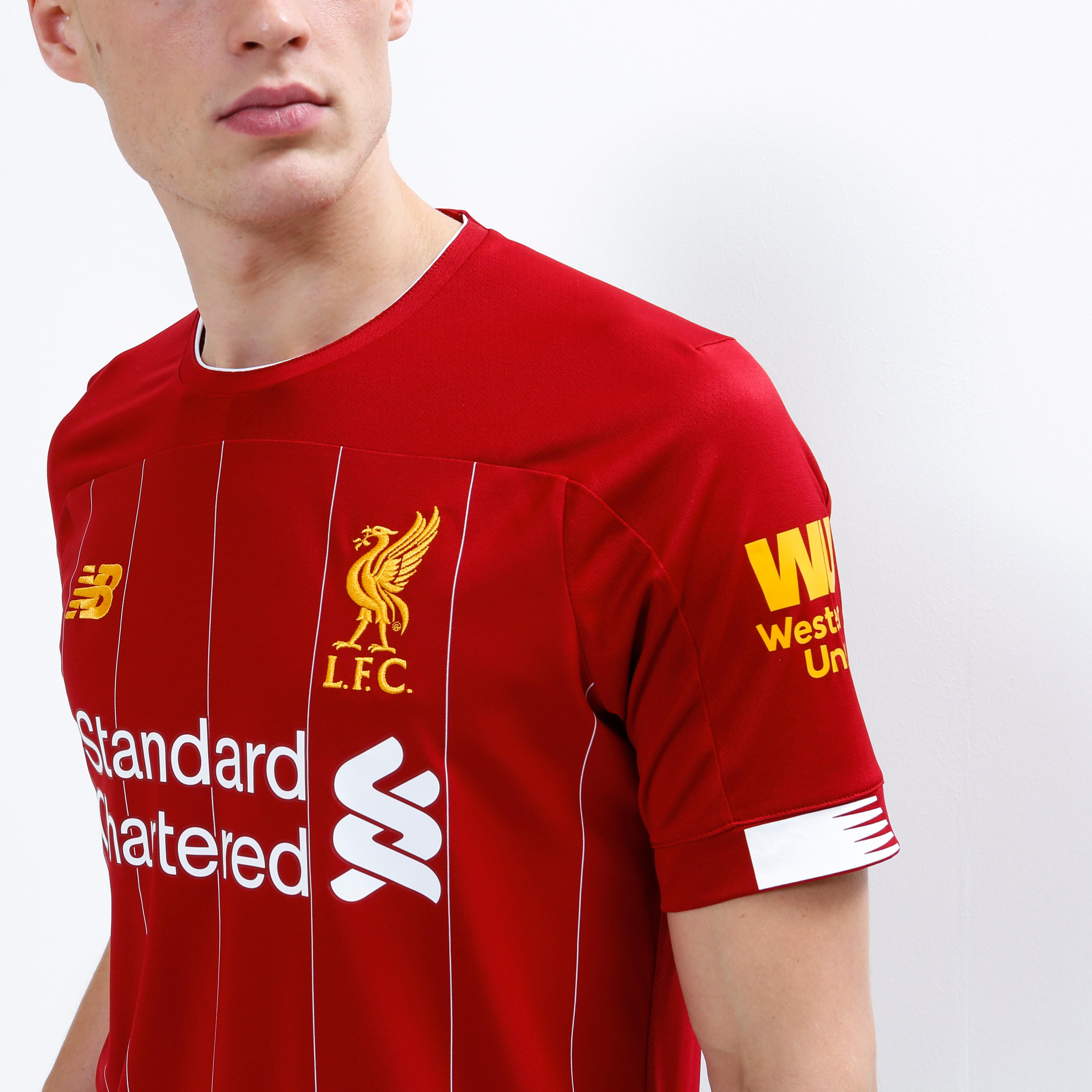 New Balance Fc Liverpool 19 20 Heim Fussballtrikot Herren Rot Im Online Shop Von Sportscheck Kaufen