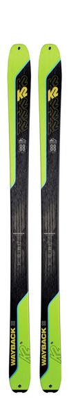 K2 WAYBACK 88 Tourenski Herren - black-green