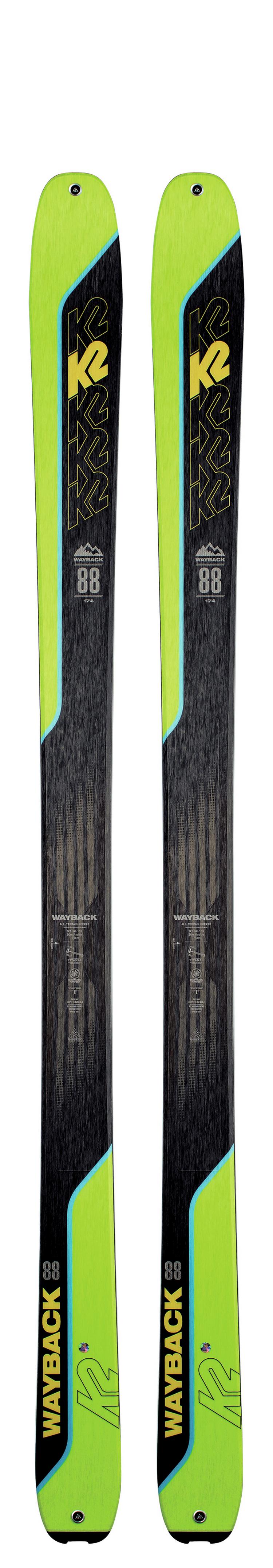 K2 K2 WAYBACK 88 Tourenski Herren - black-green - 0 | SportScheck