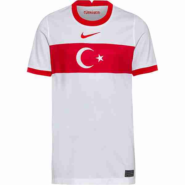 Nike Türkei 2021 Heim Fußballtrikot Kinder white-sport red-sport red