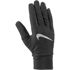 Rückansicht von Nike Essential Set Mütze und Handschuhe Damen black-silver