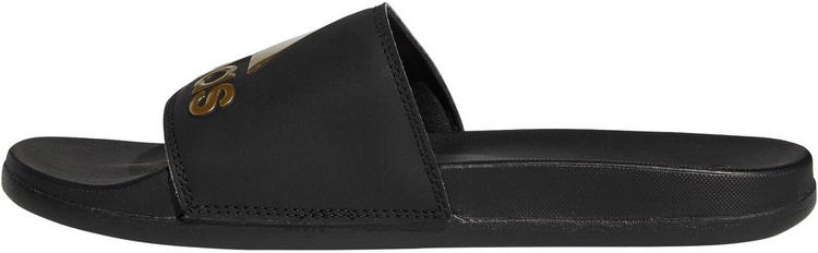 adidas adidas ADILETTE COMFORT Badelatschen Damen - cblack-goldmt-cblack - 0 | SportScheck