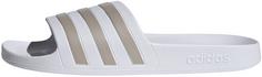 adidas ADILETTE AQUA Badelatschen Damen ftwr white-platin met.-ftwr white