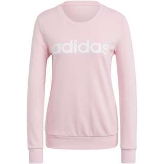 adidas LINEAR SPORT ESSENTIALS Sweatshirt Damen clear pink-white