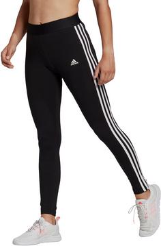 Rückansicht von adidas LOUNGEWEAR Essentials 3-Streifen Leggings Damen black-white