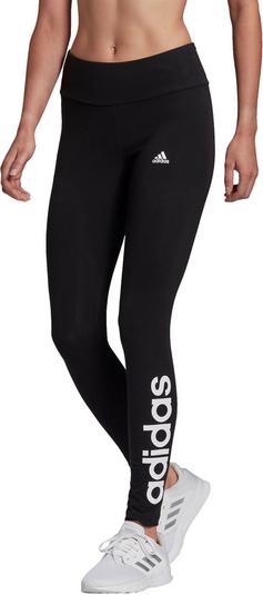 Rückansicht von adidas ESSENTIALS Logo Leggings Damen black-white