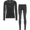 Odlo PERFORMANCE EVOLUTION WARM W&auml;scheset Herren - black-graphite grey