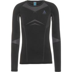 Rückansicht von Odlo PERFORMANCE EVOLUTION WARM Wäscheset Herren black-graphite grey