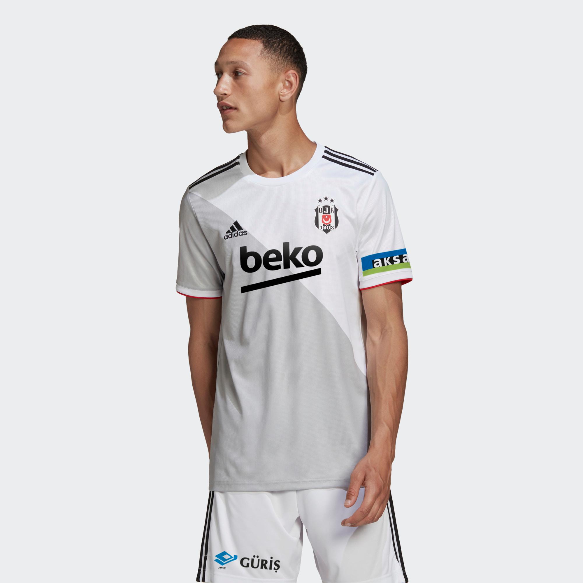 Adidas Besiktas Jk 20 21 Heimtrikot Fussballtrikot Herren White Grey Two Red Im Online Shop Von Sportscheck Kaufen