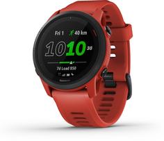 Garmin Forerunner 745 Sportuhr magmarot-schwarz