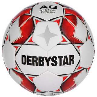Derbystar Brilliant TT AG Fußball weiß / rot