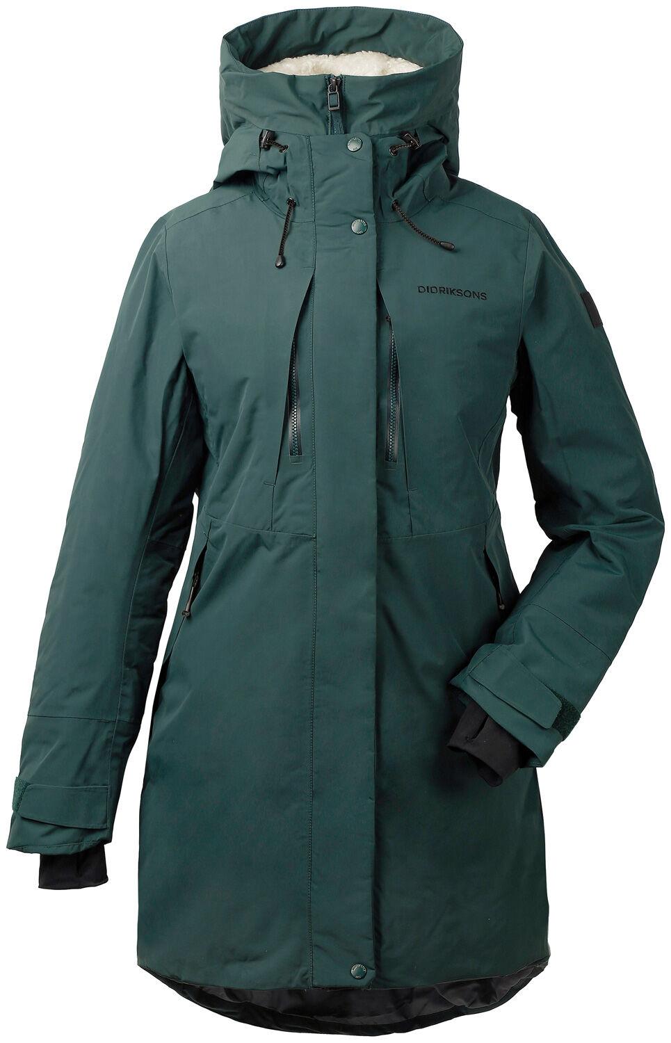Didriksons Silje W Parka Damen Grun Im Online Shop Von Sportscheck Kaufen