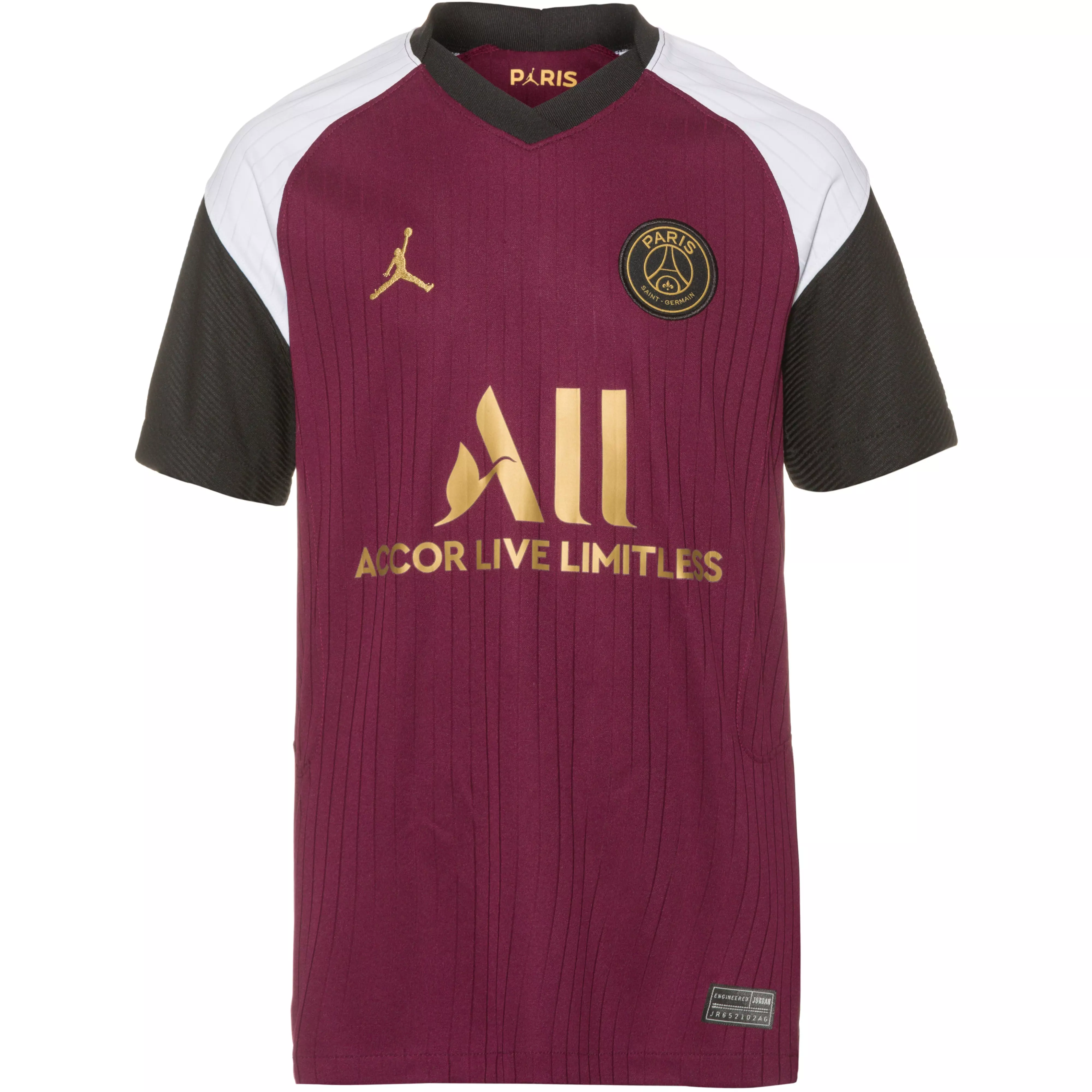 Nike Paris Saint Germain Jordan 20 21 3rd Trikot Kinder Bordeaux Truly Gold Im Online Shop Von Sportscheck Kaufen