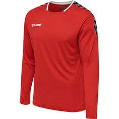hummel hmlAUTHENTIC POLY JERSEY L/S Funktionsshirt Herren FIRE RED