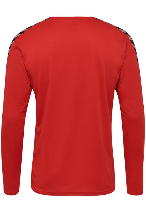 Rückansicht von hummel hmlAUTHENTIC POLY JERSEY L/S T-Shirt Herren FIRE RED