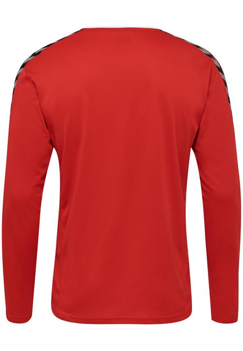 Rückansicht von hummel hmlAUTHENTIC POLY JERSEY L/S Funktionsshirt FIRE RED