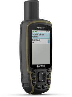 Rückansicht von Garmin GPSMAP 65s GPS schwarz-olivgruen