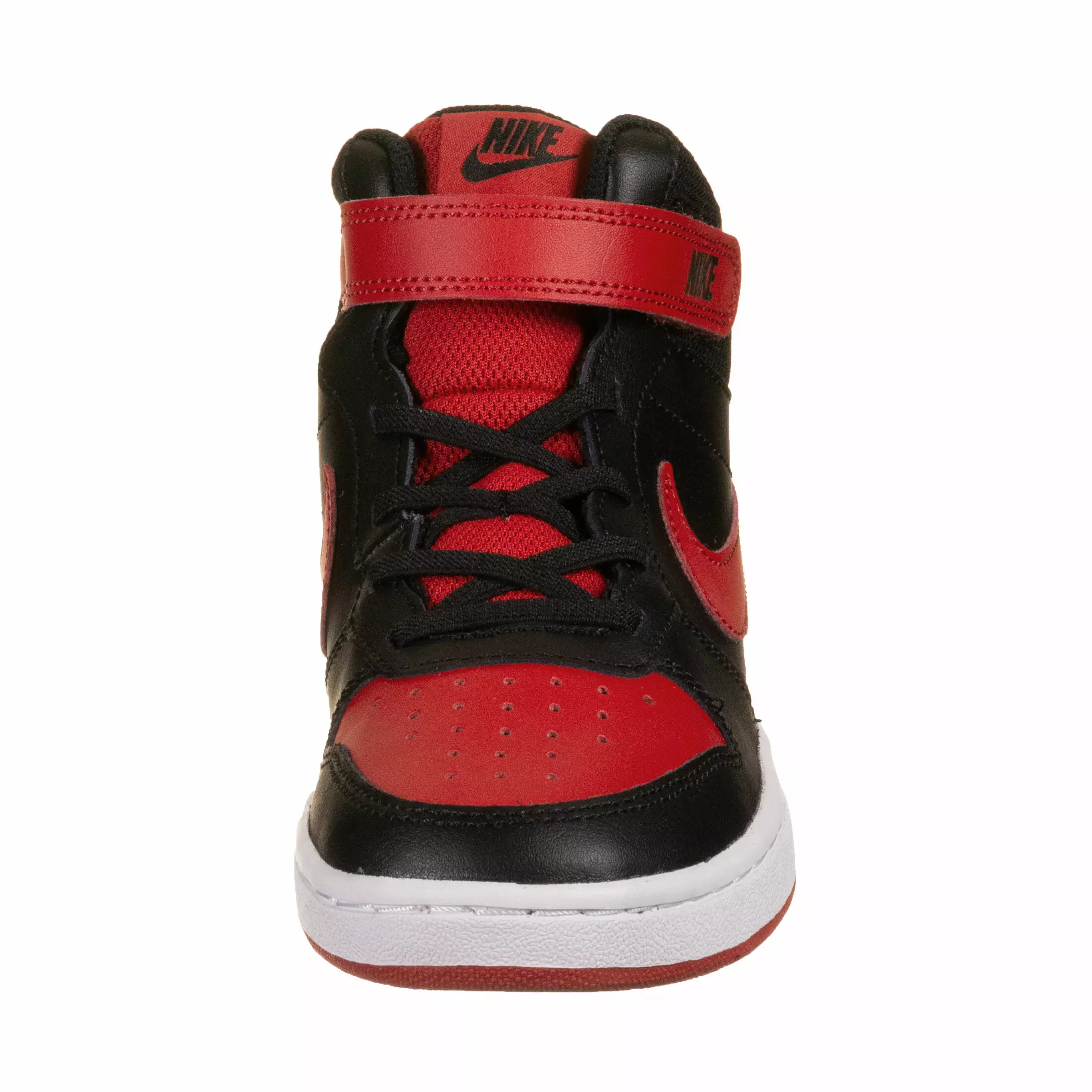 Nike Court Borough Mid Sneaker Jungen Schwarz Rot Im Online Shop Von Sportscheck Kaufen