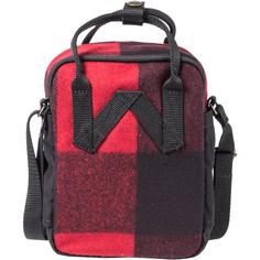 Rückansicht von FJÄLLRÄVEN Rucksack Kånken Re-Wool Sling Daypack red-black