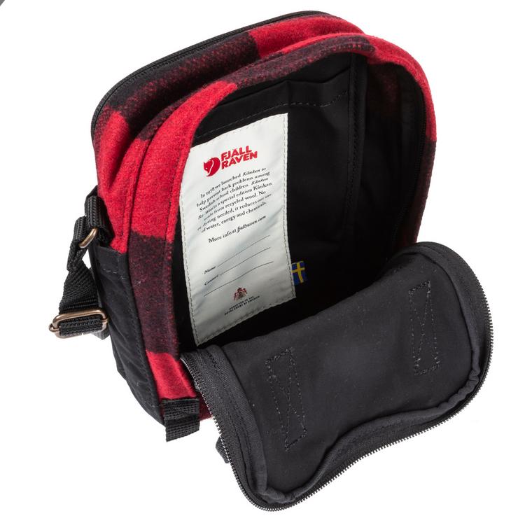 FJ&Auml;LLR&Auml;VEN FJ&Auml;LLR&Auml;VEN K&aring;nken Re-Wool Sling Daypack - red-black - 1 | SportScheck
