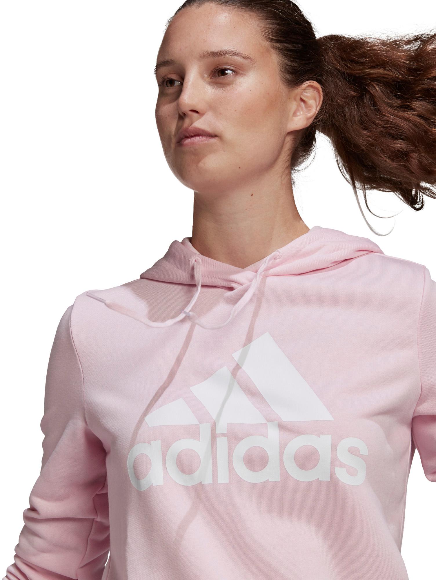 SPORT Adidas SportScheck von kaufen im Shop Hoodie ESSENTIALS Damen pink-white Online clear