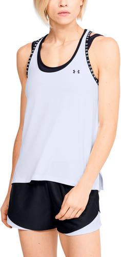 Rückansicht von Under Armour Knockout Funktionstank Damen white