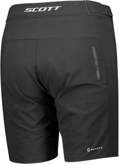 Rückansicht von SCOTT Endurance Fahrradshorts Damen black