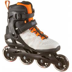 Rückansicht von ROLLERBLADE MACROBLADE 80 W Inline-Skates Damen glacier grey-coral