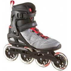 Rückansicht von ROLLERBLADE MACROBLADE 90 W Inline-Skates Damen neutral grey-paradise pink