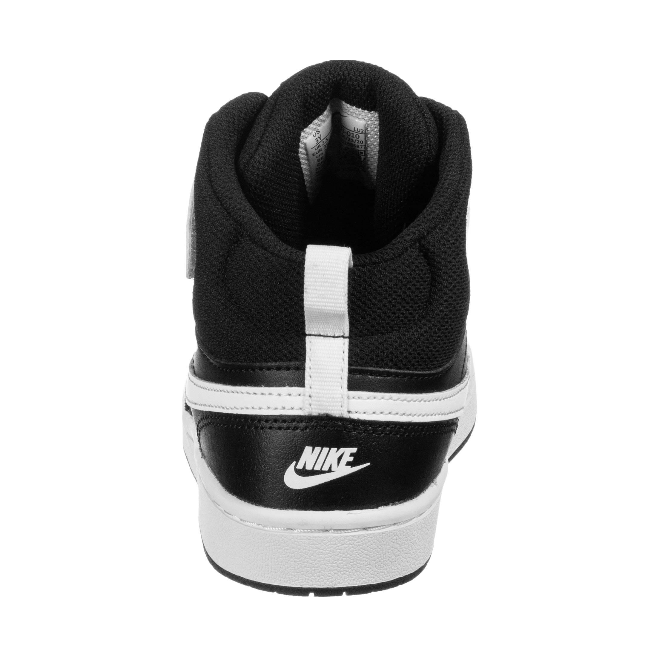 nike court borough mid schwarz