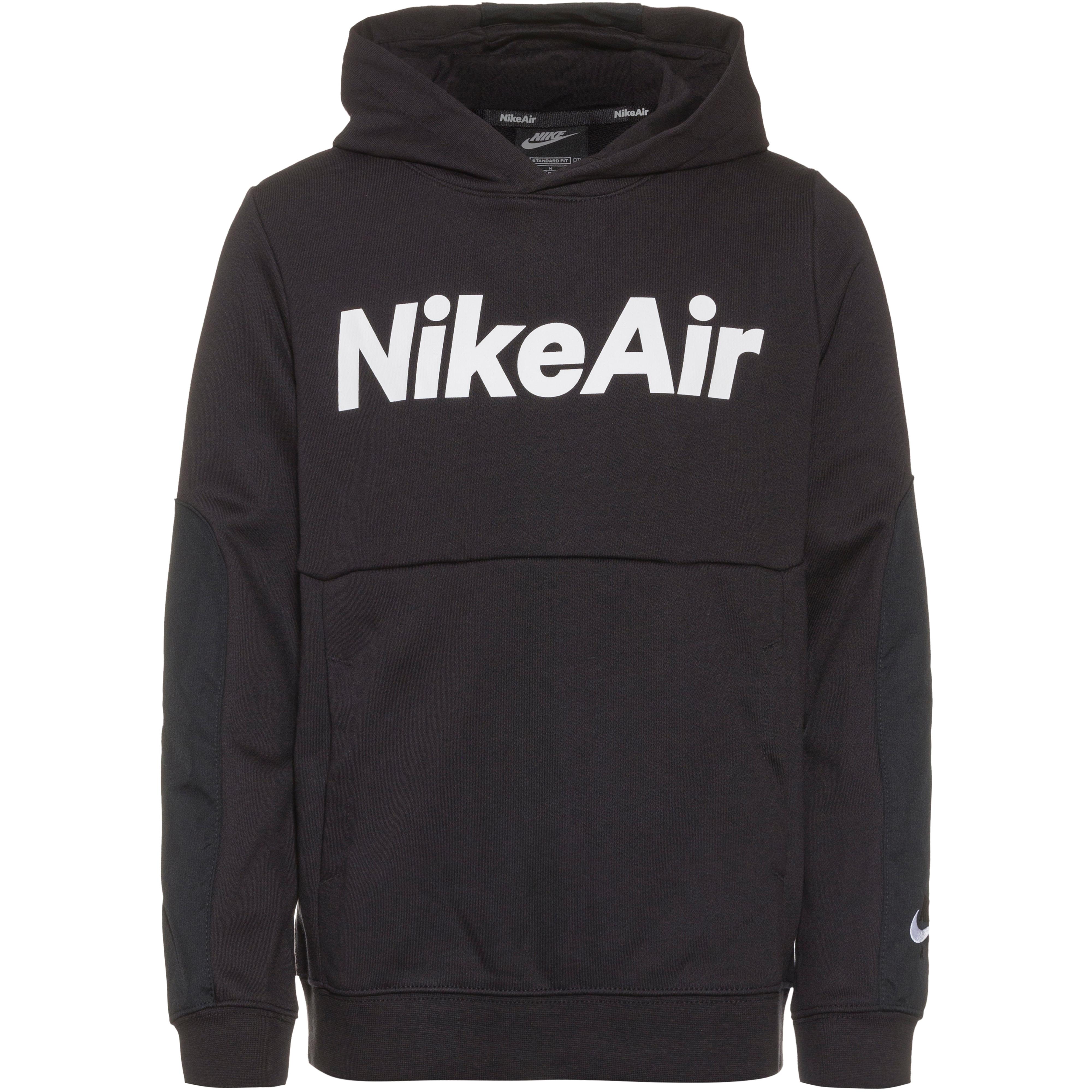 Nike Air Hoodie Jungen black/white im 