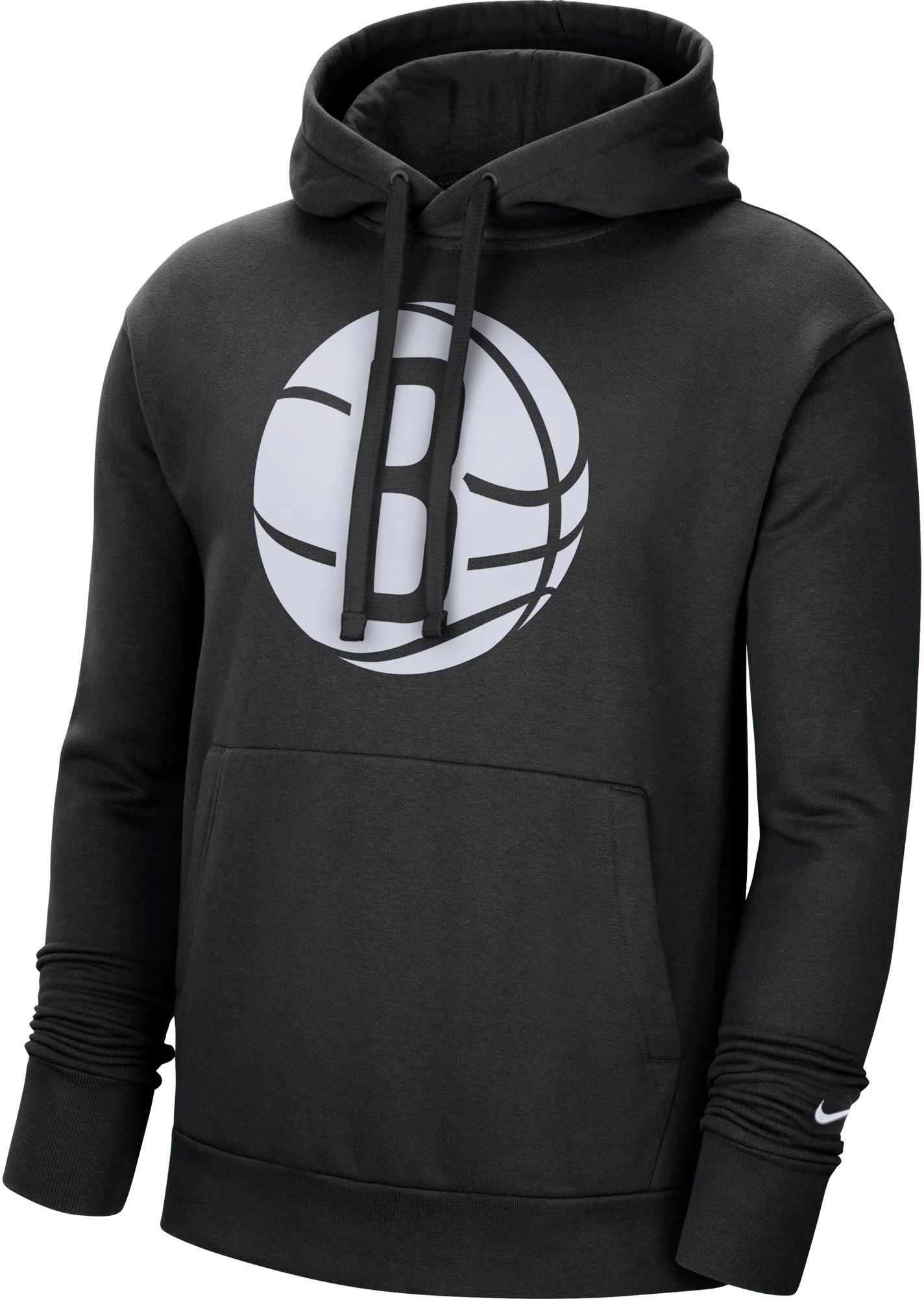 Nike Brooklyn Nets Hoodie Herren Black White Im Online Shop Von Sportscheck Kaufen