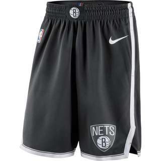 Nike Brooklyn Nets Basketball-Shorts Herren black-white