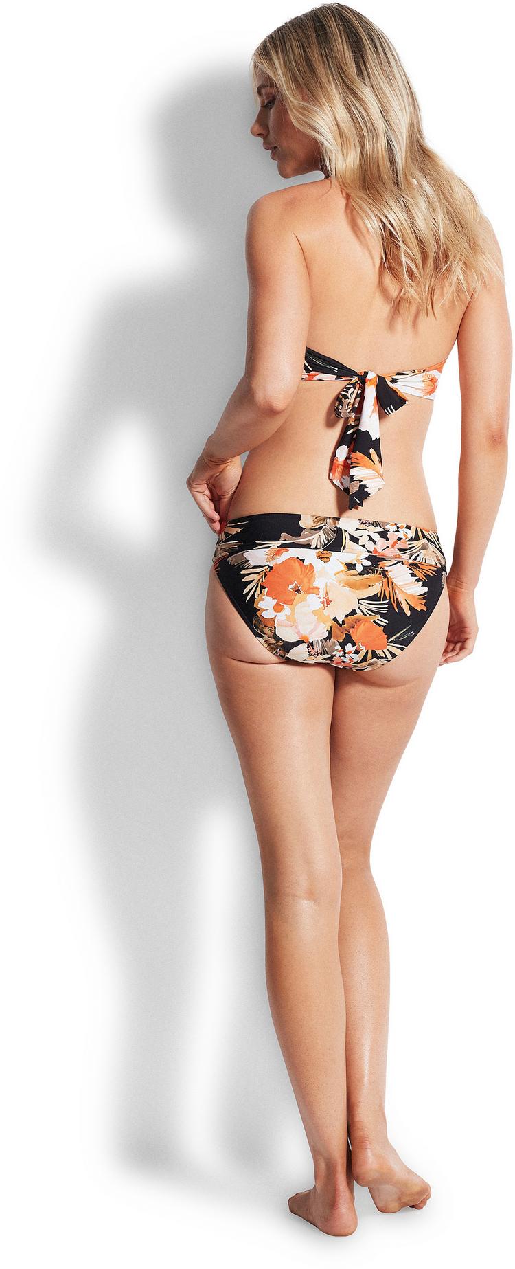 Seafolly Seafolly Bora Bora Flora Bikini Hose Damen - black - 1 | SportScheck