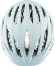 Rückansicht von ALPINA PARANA Fahrradhelm pastel-green matt