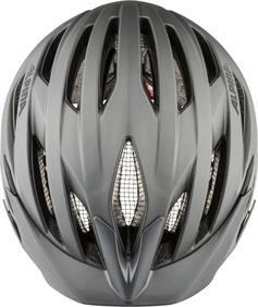 Rückansicht von ALPINA PARANA Fahrradhelm dark-silver matt