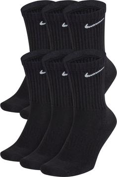 Nike Everyday Cush Crew 6 Pack Freizeitsocken black-white