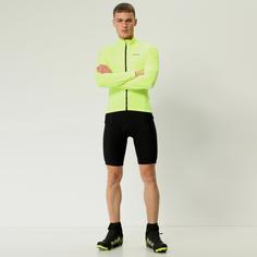 Rückansicht von GOREWEAR C3 Thermo Fahrradtrikot Herren neon yellow