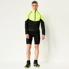 Rückansicht von GOREWEAR GORE-TEX Phantom Fahrradjacke Herren neon yellow-black