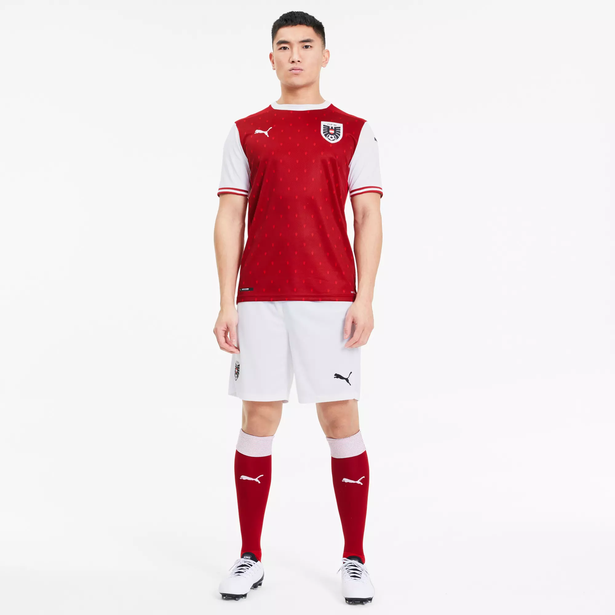 Puma Osterreich 2021 Heim Trikot Herren Chili Pepper Puma White Puma Red Im Online Shop Von Sportscheck Kaufen