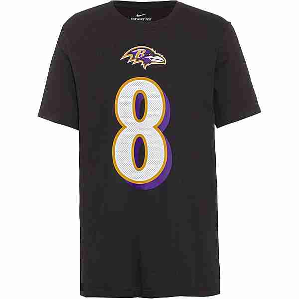 Nike Lamar Jackson Baltimore Ravens Printshirt Herren black