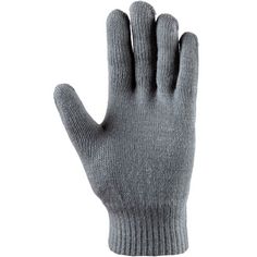 Rückansicht von Nike Swoosh Knit 2.0 Fingerhandschuhe grey-white