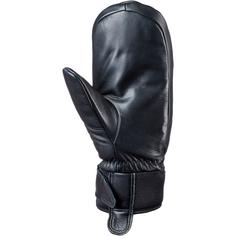 Rückansicht von Hestra Alpine Leather Primaloft Mitt Skihandschuhe Damen black