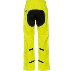 Rückansicht von Gonso Drainon Regenhose Herren safety yellow