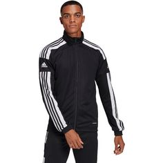 Rückansicht von adidas Squad 21 Trainingsjacke Herren black-white