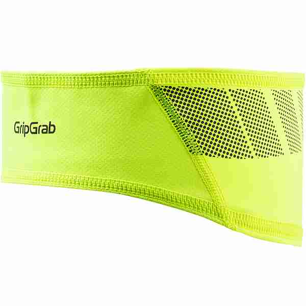 GripGrab Windproof Hi-Vis Headband Stirnband yellow hi-vis