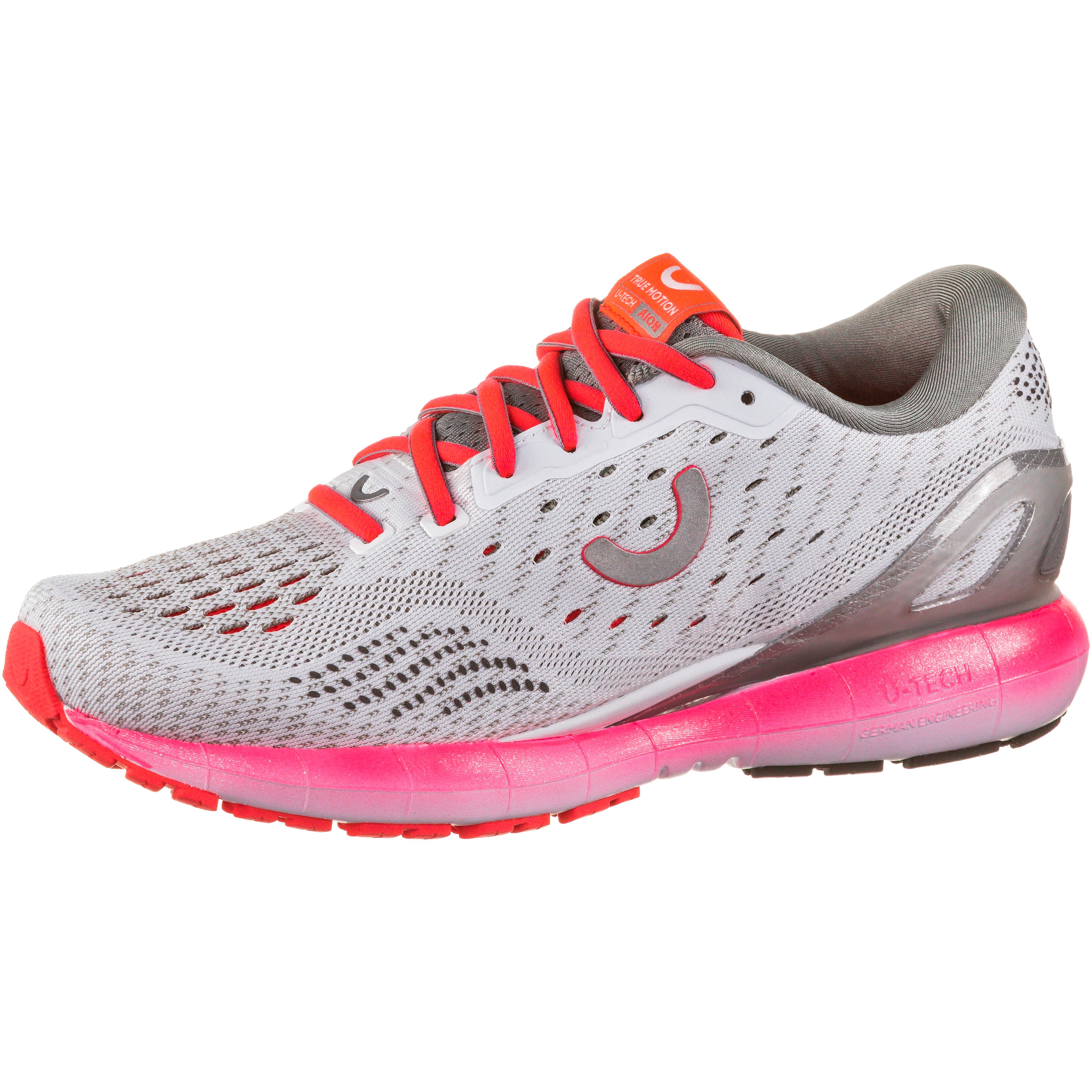 TRUE MOTION U-TECH AION Laufschuhe Damen bright white-diva pink-neutral grey