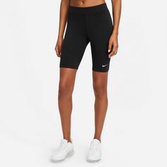 Rückansicht von Nike NSW Essential Tights Damen black-white